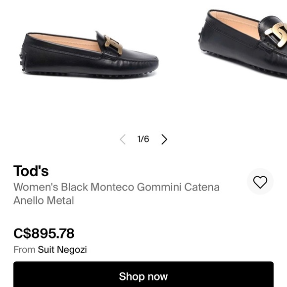 Authentic Italian made TOD’s  Gommini Catena Anello Metal loafer - Picture 6 of 12